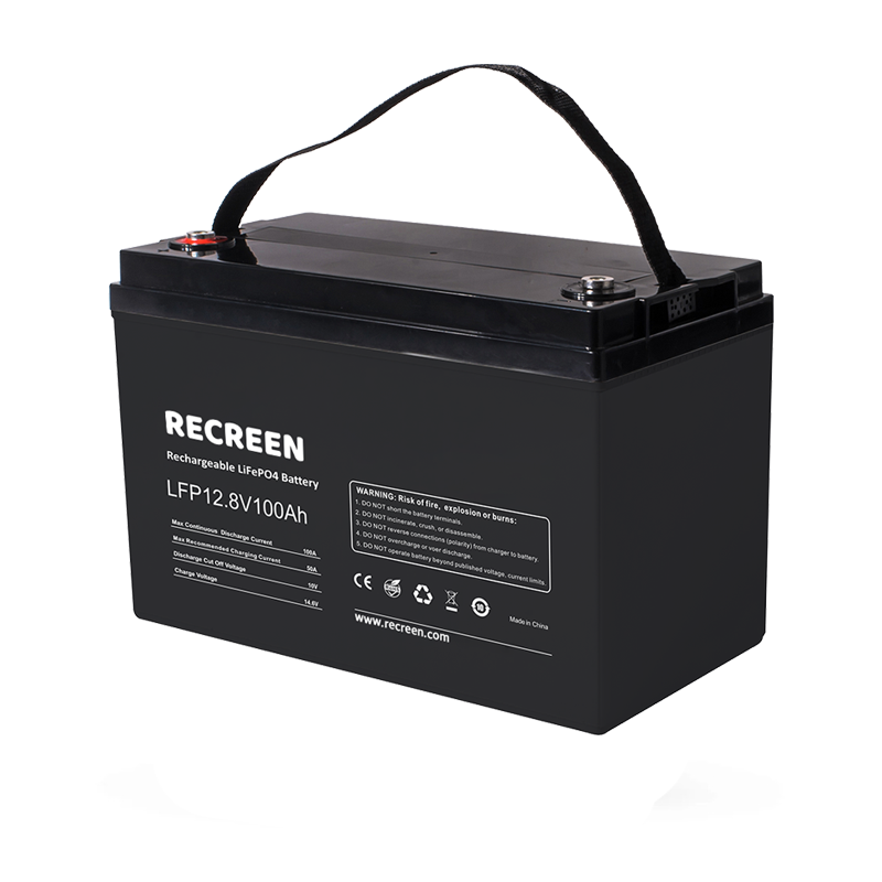 12.8v 100ah lithium solar battery