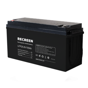 25.6v 100ah lead acid replacement solar lithium battery