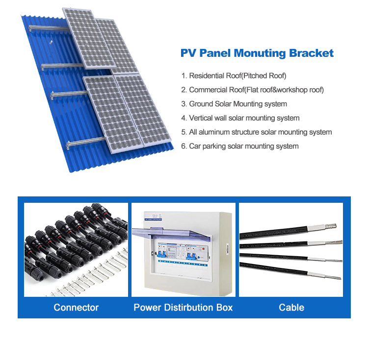 5kw 5kwh 10kwh 15kwh off grid solar system kit residential energy storage