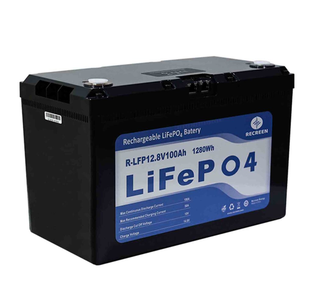 12.8v 100ah lithium solar battery