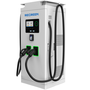 60kw 120kw 160kw 180kw dc ev chargers advertising screeen