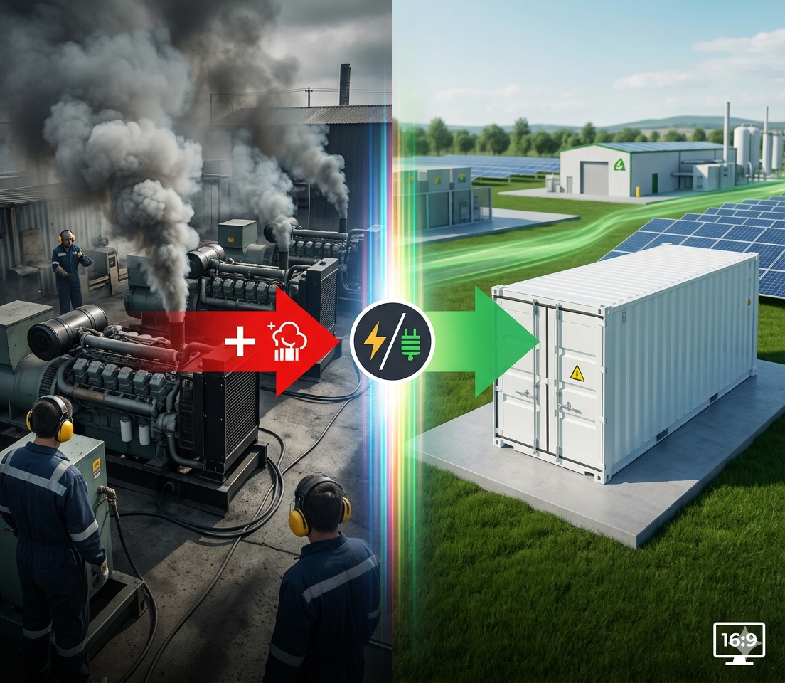 diesel generator vs energy storage systems